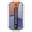 Spigen Folie Sticla Glass tR EZ Fit iPhone 15, set 2 buc, kit de montare Transparent