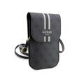 Guess Geanta pentru Telefon PU 4G Printed Stripes Negru