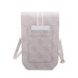 Guess Geanta pentru Telefon PU 4G Printed Stripes Roz