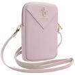 Guess Geanta pentru Telefon 4G Triangle Roz(curea reglabila)