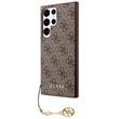 Guess Husa 4G Charms Samsung Galaxy S24 Ultra Maro