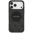 Guess Husa 4G Circle Classic Logo MagSafe iPhone 17 Pro Negru