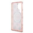 Guess Husa 4G Gold Electroplated Peony Pattern Samsung Galaxy S25 Ultra Roz