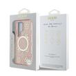 Guess Husa 4G Gold Electroplated Peony Pattern Samsung Galaxy S25 Ultra Roz