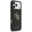 Guess Husa 4G Grained Big and Classic Logo iPhone 17 Pro Max Negru