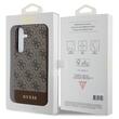 Guess Husa 4G Metal Gold Logo Samsung Galaxy S24 Maro