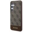 Guess Husa 4G Metal Gold Logo Samsung Galaxy S24 Maro
