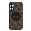 Guess Husa 4G Round Patch Classic Logo MagSafe Samsung Galaxy S25 Maro