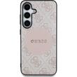 Guess Husa 4G Round Patch Classic Logo MagSafe Samsung Galaxy S25 Plus Roz