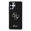 Guess Husa Fixed Glitter 4G Metal Logo Samsung Galaxy S25 Ultra Negru