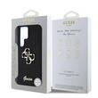 Guess Husa Fixed Glitter 4G Metal Logo Samsung Galaxy S25 Ultra Negru