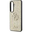 Guess Husa Fixed Glitter 4G Metal Logo Samsung Galaxy S26 Auriu