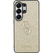 Guess Husa Fixed Glitter 4G Metal Logo Samsung Galaxy S26 Ultra Auriu
