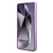 Guess Husa Glitter Flowers Triangle Buttons MagSafe Samsung Galaxy S25 Ultra Mov