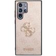 Guess Husa PU 4G Metal Logo Samsung Galaxy S23 Ultra Roz