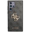 Guess Husa PU 4G Metal Logo Samsung Galaxy S23 Ultra Gri