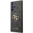 Guess Husa PU 4G Metal Logo Samsung Galaxy S23 Ultra Gri