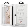 Guess Husa PU 4G Metal Logo Samsung Galaxy S23 Ultra Roz