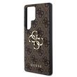 Guess Husa PU 4G Metal Logo Samsung Galaxy S25 Ultra Maro