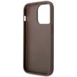 Guess Husa PU 4G Metal Logo iPhone 15 Pro Maro