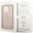 Guess Husa PU 4G Metal Logo iPhone 15 Pro Max Roz