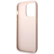 Guess Husa PU 4G Metal Logo iPhone 15 Pro Max Roz