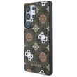 Guess Husa PU 4G Peony MagSafe Samsung Galaxy S25 Ultra Maro