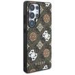 Guess Husa PU 4G Peony MagSafe Samsung Galaxy S25 Ultra Maro