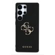 Guess Husa PU Grained 4G Metal Logo Samsung Galaxy S25 Ultra Negru