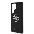 Guess Husa PU Grained 4G Metal Logo Samsung Galaxy S25 Ultra Negru
