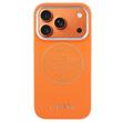 Guess Husa Perforated 4G Logo MagSafe iPhone 17 Pro Portocaliu