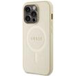 Guess Husa Saffiano MagSafe iPhone 15 Pro Max Bej