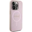 Guess Husa Saffiano MagSafe iPhone 15 Pro Max Roz