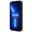 Guess Husa Silicon Metal Logo MagSafe iPhone 14 Pro Max Negru