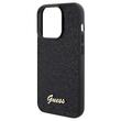 Guess Husa Square Mirror Script Logo iPhone 15 Pro Negru
