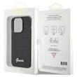 Guess Husa Square Mirror Script Logo iPhone 15 Pro Negru