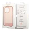 Guess Husa TPU Camera Outline Translucent iPhone 14 Pro Max Roz