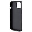 Guess Husa 4G Strass Metal Logo iPhone 15 Negru