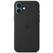 Apple Husa Originala Silicon iPhone 16, MagSafe, Black