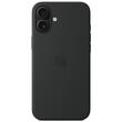 Apple Husa Originala Silicon iPhone 16, MagSafe, Black
