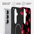 Burga Husa Dual Layer Magnetic Cherrybomb Samsung Galaxy S26 Plus