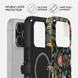Burga Husa Dual Layer Magsafe Bloomy Garden iPhone 17 Pro Max