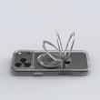 Devia Husa Clean Series Magnetic Shockproof iPhone 17 Pro Transparent, cu suport