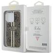 Guess Husa 4G Gold Stripe iPhone 15 Pro Maro