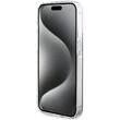 Guess Husa 4G Gold Stripe iPhone 15 Pro Negru