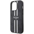 Guess Husa 4G Printed Stripes MagSafe iPhone 15 Pro Negru