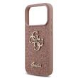 Guess Husa Fixed Glitter 4G Metal Logo iPhone 17 Pro Roz