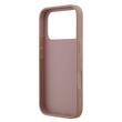 Guess Husa Fixed Glitter 4G Metal Logo iPhone 17 Pro Roz