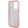 Guess Husa Flower & Tonal Circle MagSafe iPhone 16 Pro Max Roz