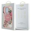 Guess Husa Flower & Tonal Circle MagSafe iPhone 16 Pro Max Roz